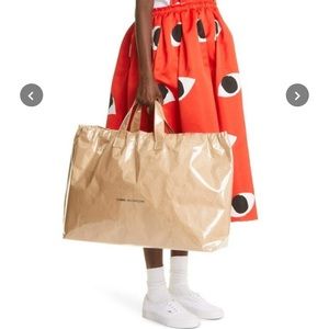 Comme Des Garçons coated Kraft Paper Tote Metropolitan Museum of Art NY 2017
